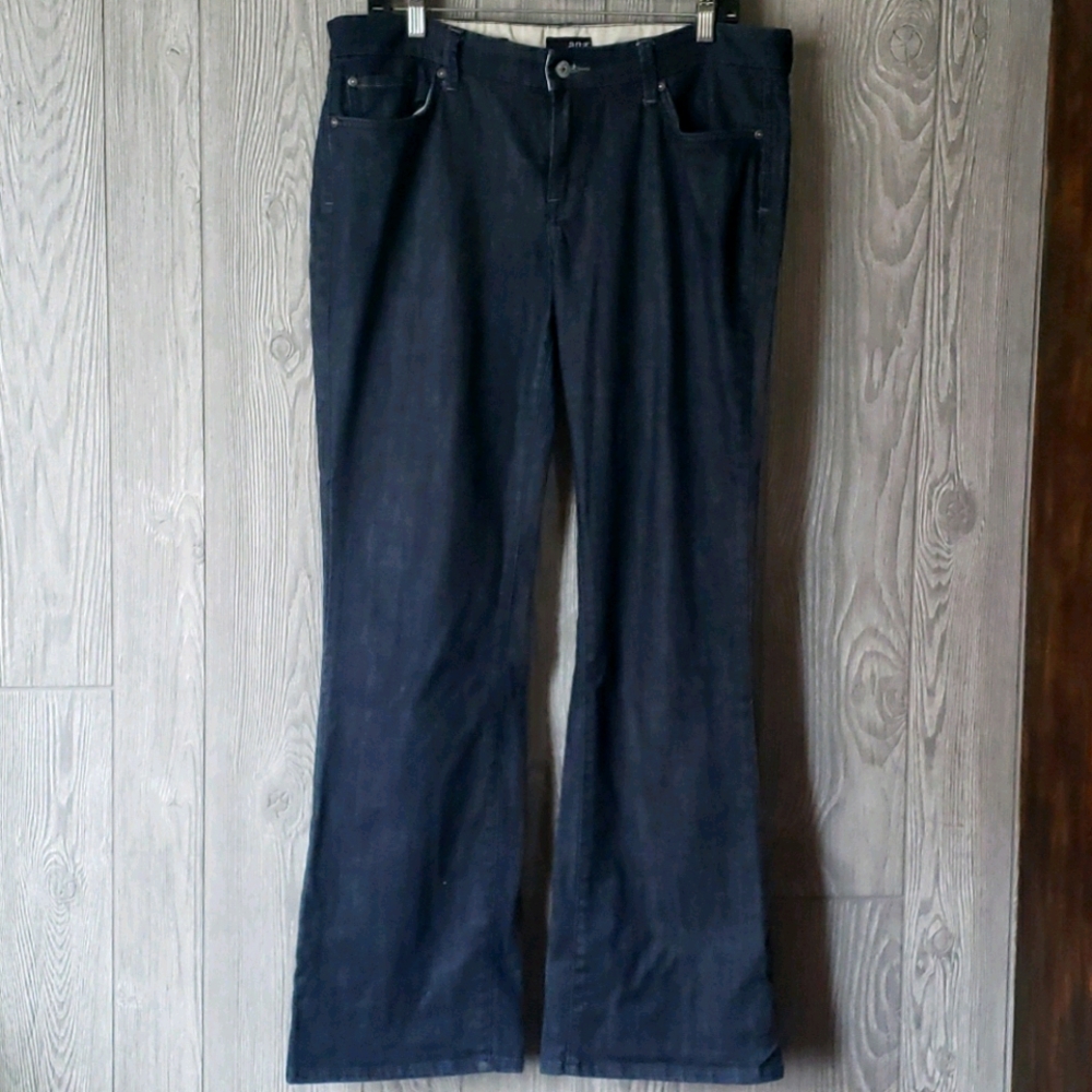 Darkwash bootcut jeans